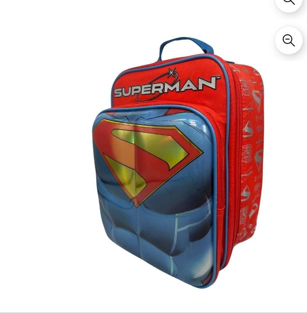 Warner Brothers Superman S Shield Reusable Polyester Lunch Kit